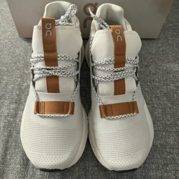 On Running Cloudnova Women Shoes White Sand - Picture 3 of 6